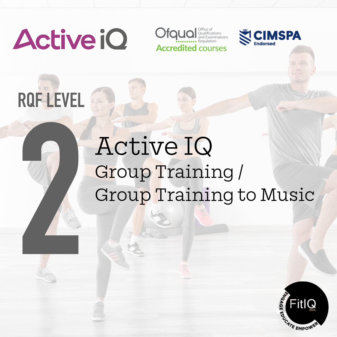 Active IQ: RQF Level 2, Certificate in Group Training