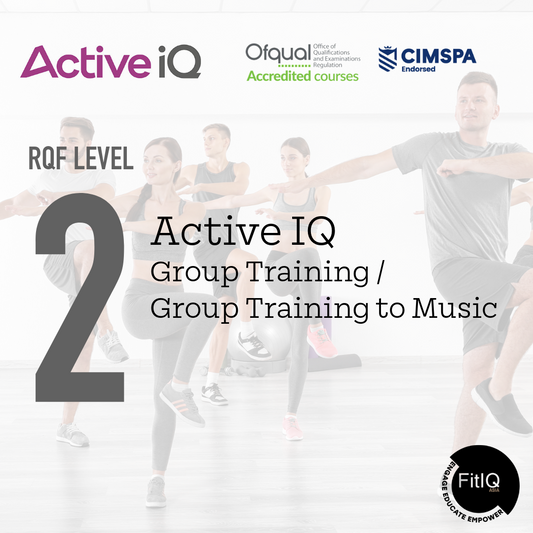 Active IQ: RQF Level 2, Certificate in Group Training