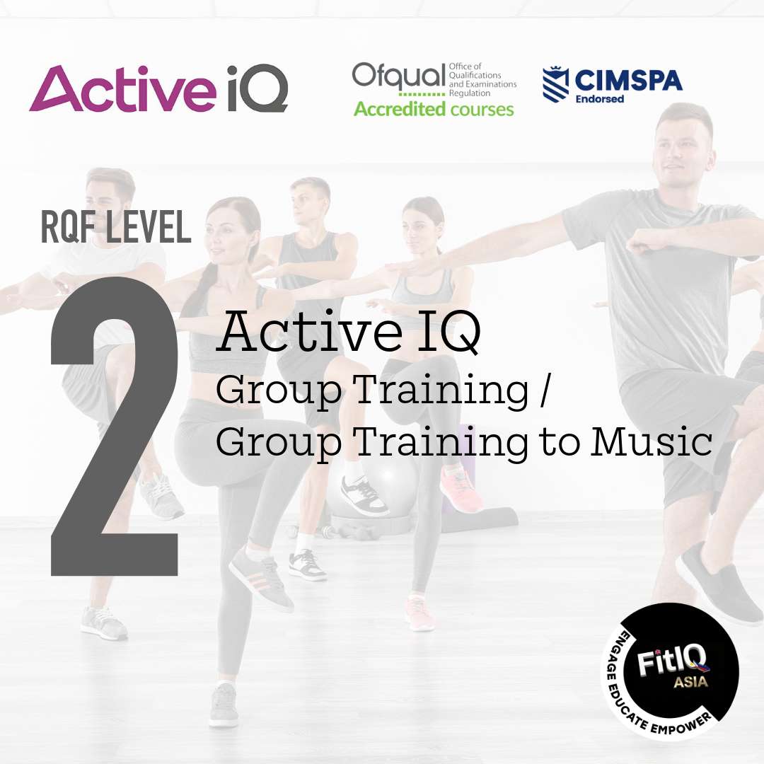Active IQ: RQF Level 2, Certificate in Group Training