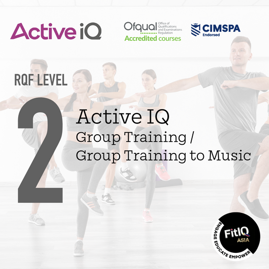Active IQ: RQF Level 2, Certificate in Group Training